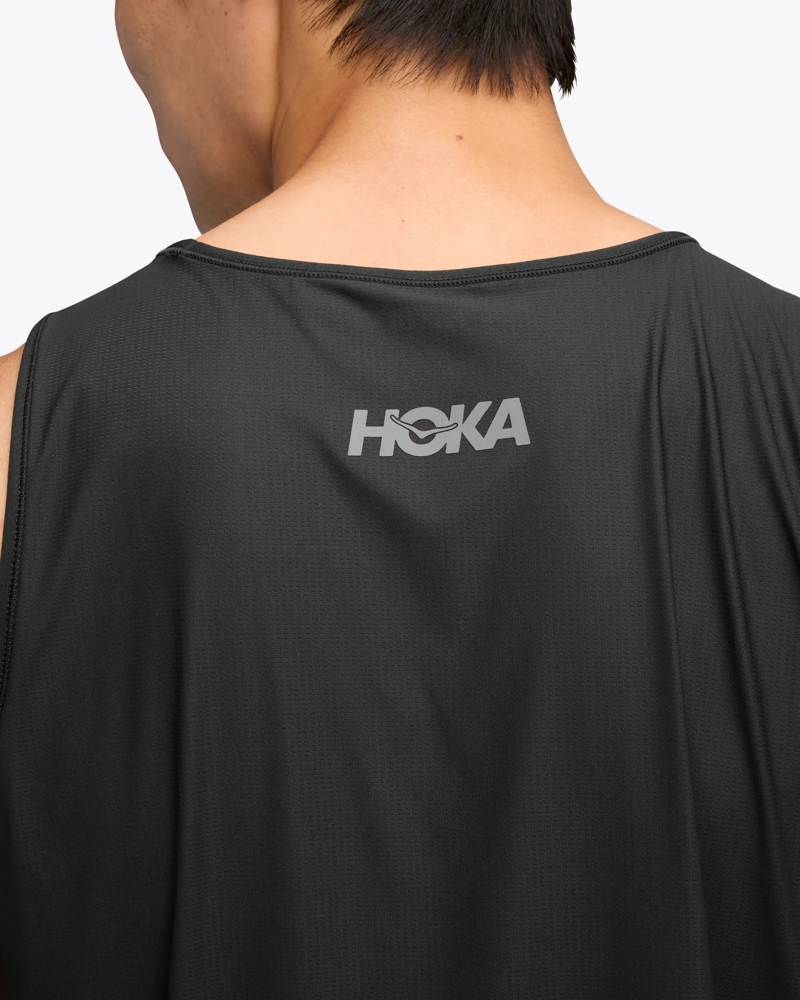 Hoka Men's Airolite 2.0 Tank in Black-3