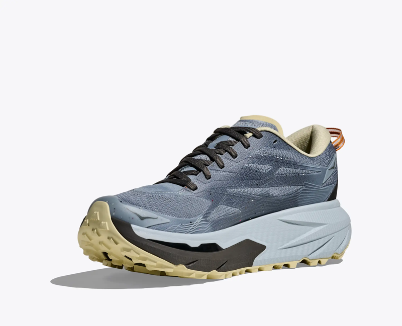 Hoka Men's Mafate 5 in Mineral Blue/Washed Blue-3
