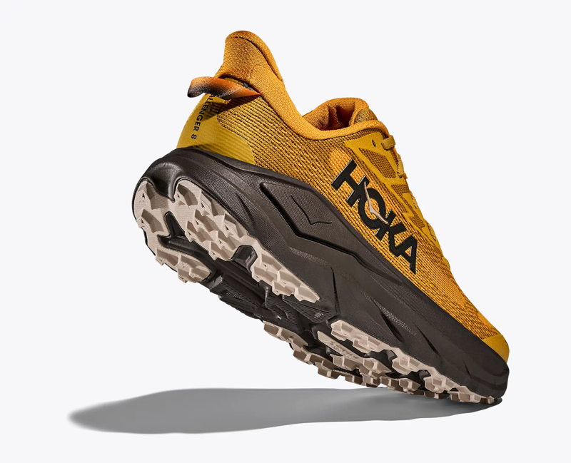 Hoka Men's Challenger 8 in Mustard Seed/Black-4