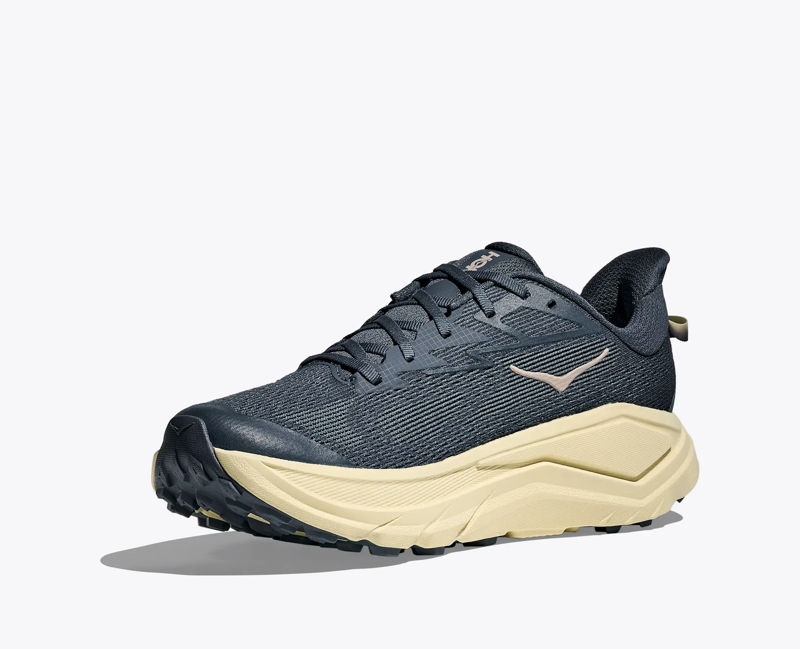 Hoka Men's Challenger 8 in Faded Navy/Pampass Grass-3