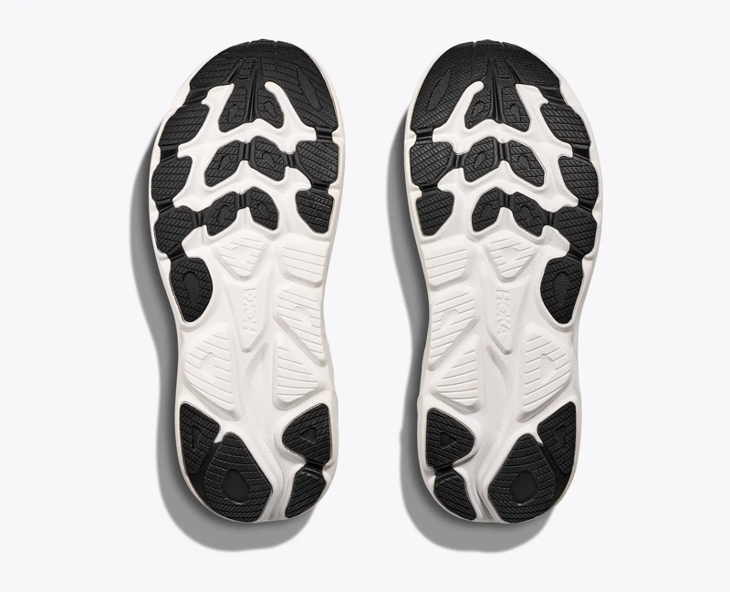 Hoka Men's Clifton 10 in Black/White-6