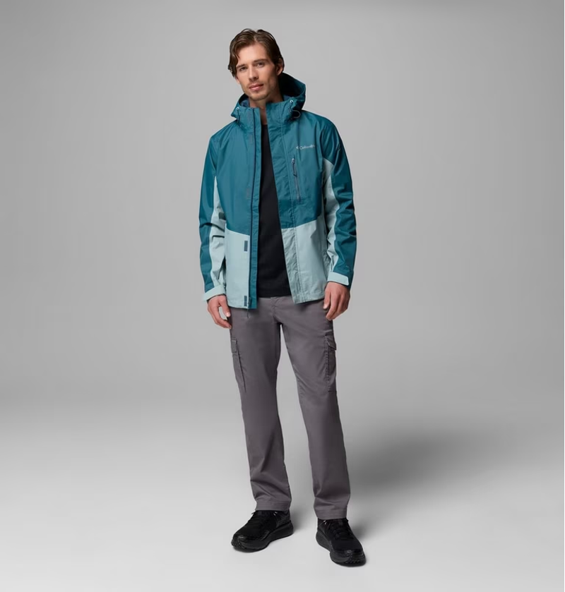 Columbia Men's Pouring Adventure III Jacket in Everblue/Crushed Blue-9