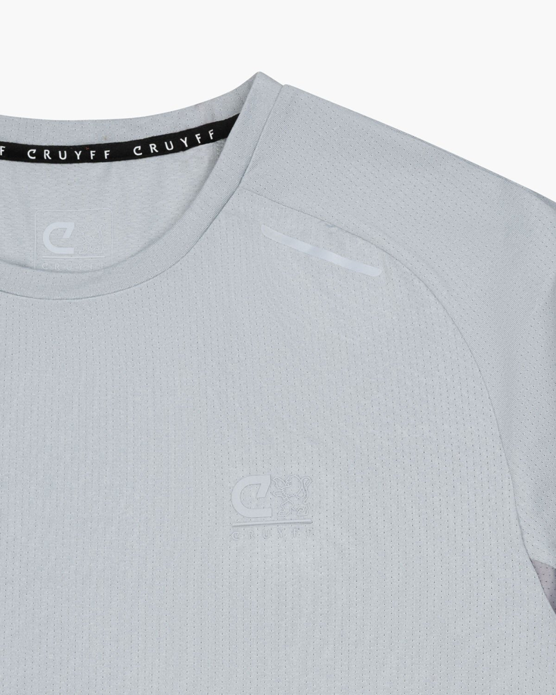 Cruyff Men's Hydrogen Tee in Light Grey-3