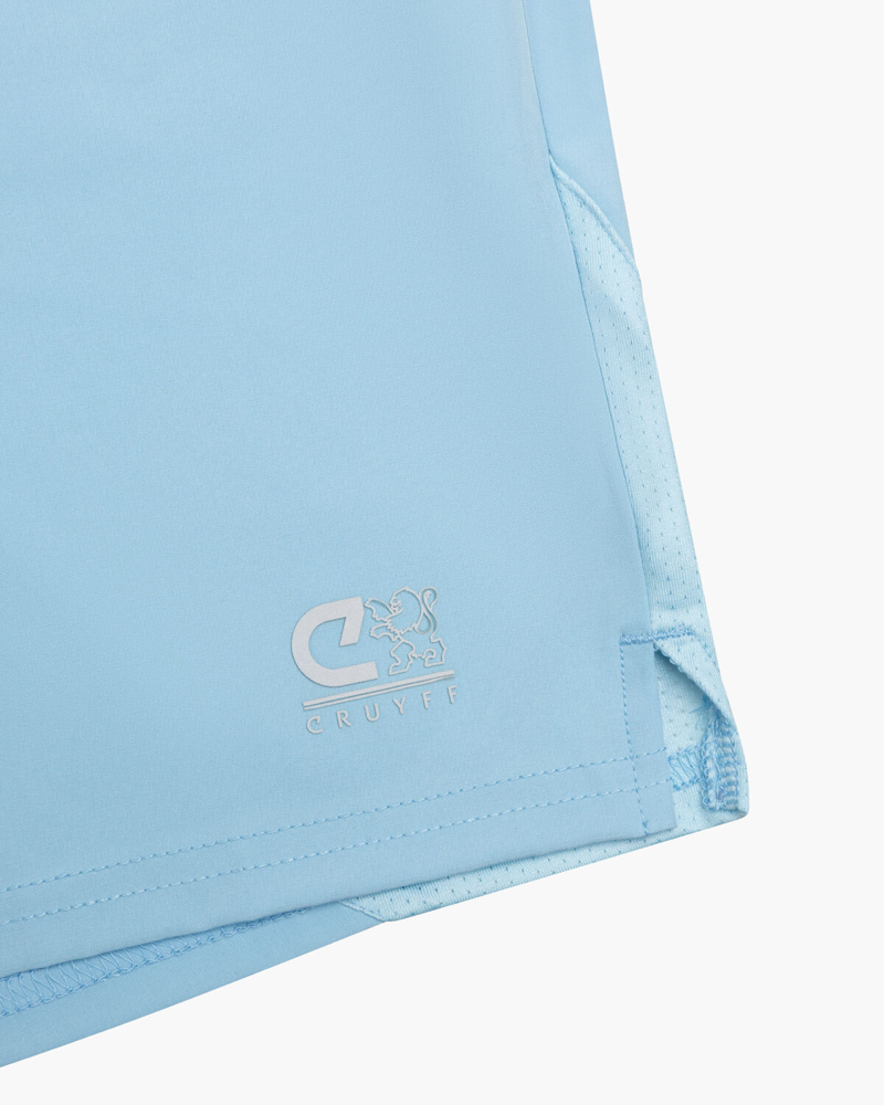 Cruyff Kid's Hydrogen Shorts in Alaskan Blue-3