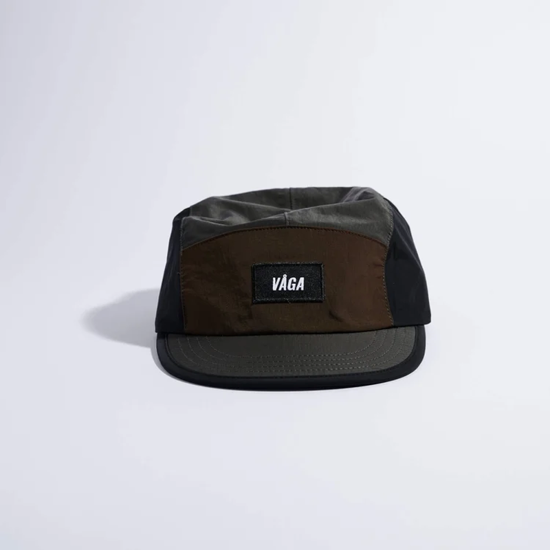 Vaga Pacer Cap in Charcoal/Black/Brown-1
