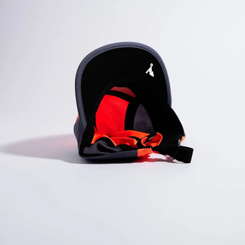 Vaga Club Cap in Neon Coral/Slate Blue-3