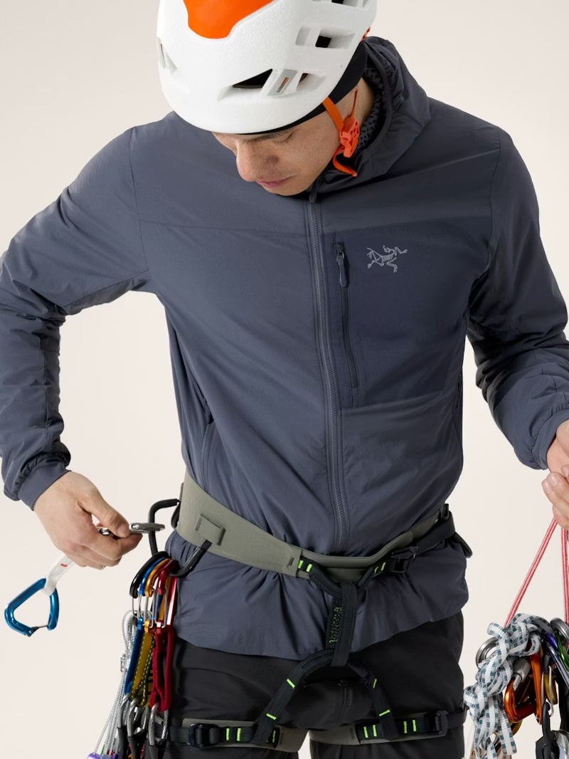 Arc'teryx Men's Proton SL Hoody in Dark Stratus/Black Sapphire-7