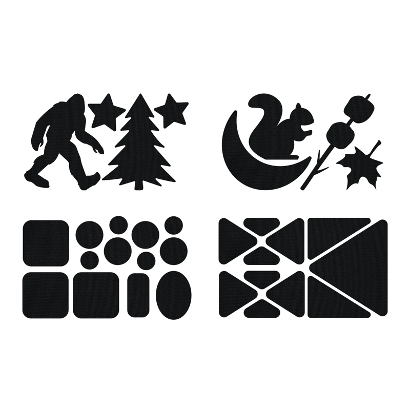 Gear Aid Tencious Tape Camping Gear Patches in Black - 20 pack-1