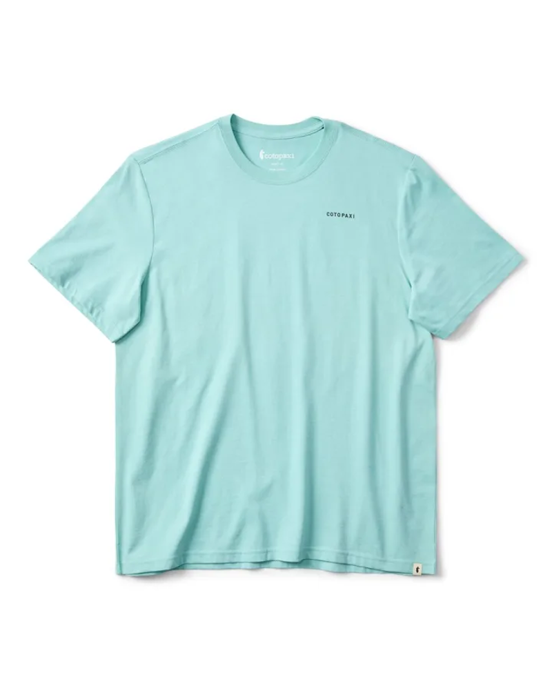 Cotopaxi Men's Mountain Magic T-Shirt in Tide Pool