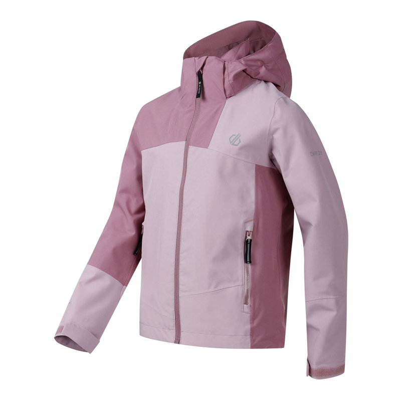 Dare2b Kid's Explore III Jacket in Mauve Shadow/Dusky Orchid-2