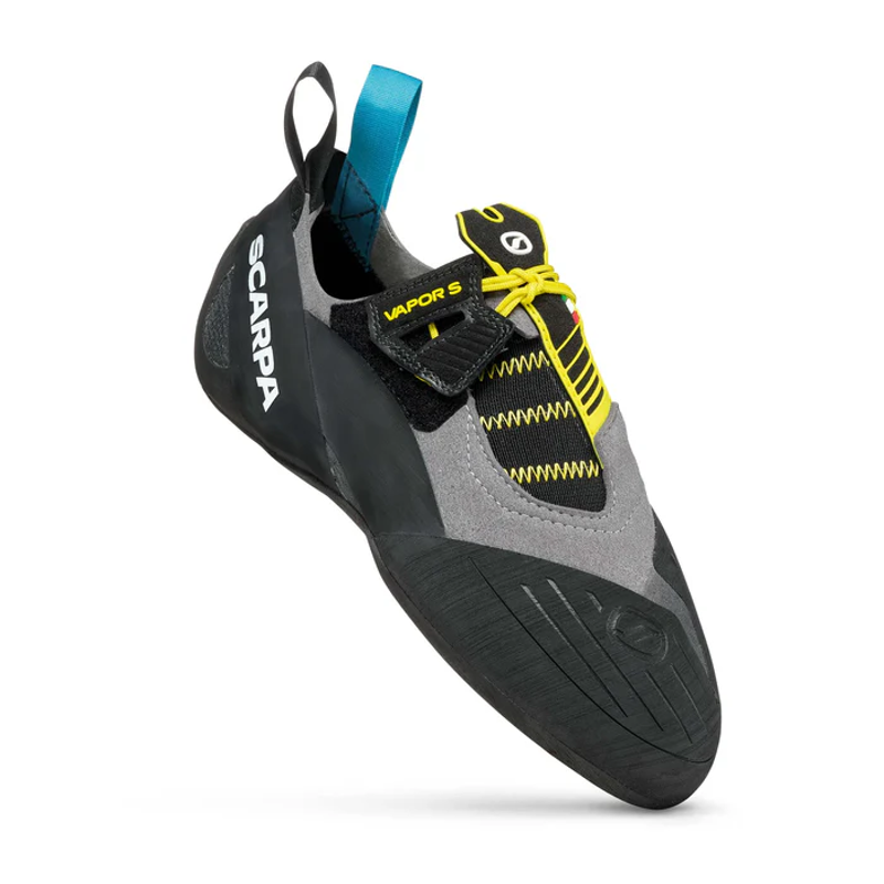 Scarpa Vapour S Climbing Shoes in Smoke/Yellow-1
