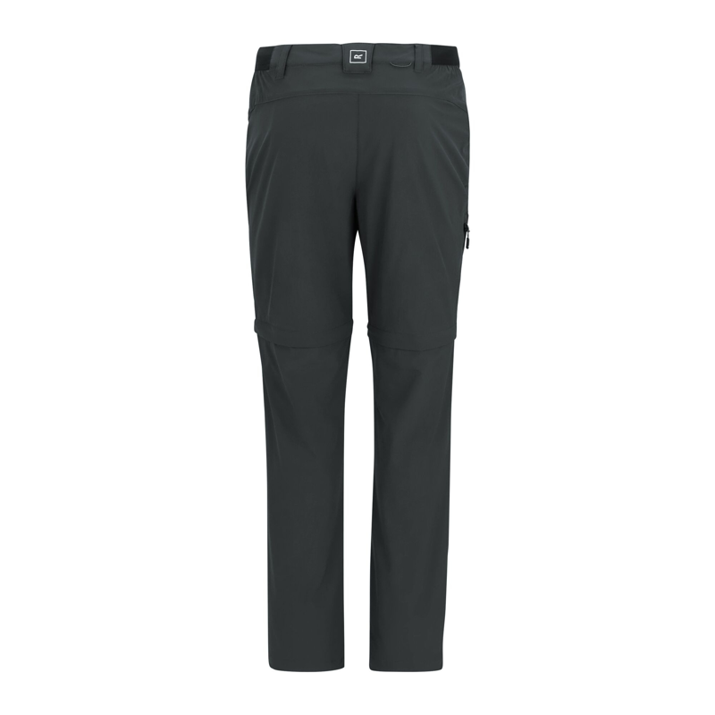 Regatta Men's Anti-Insect Travel Light Zip-Off Trousers in Ash-1
