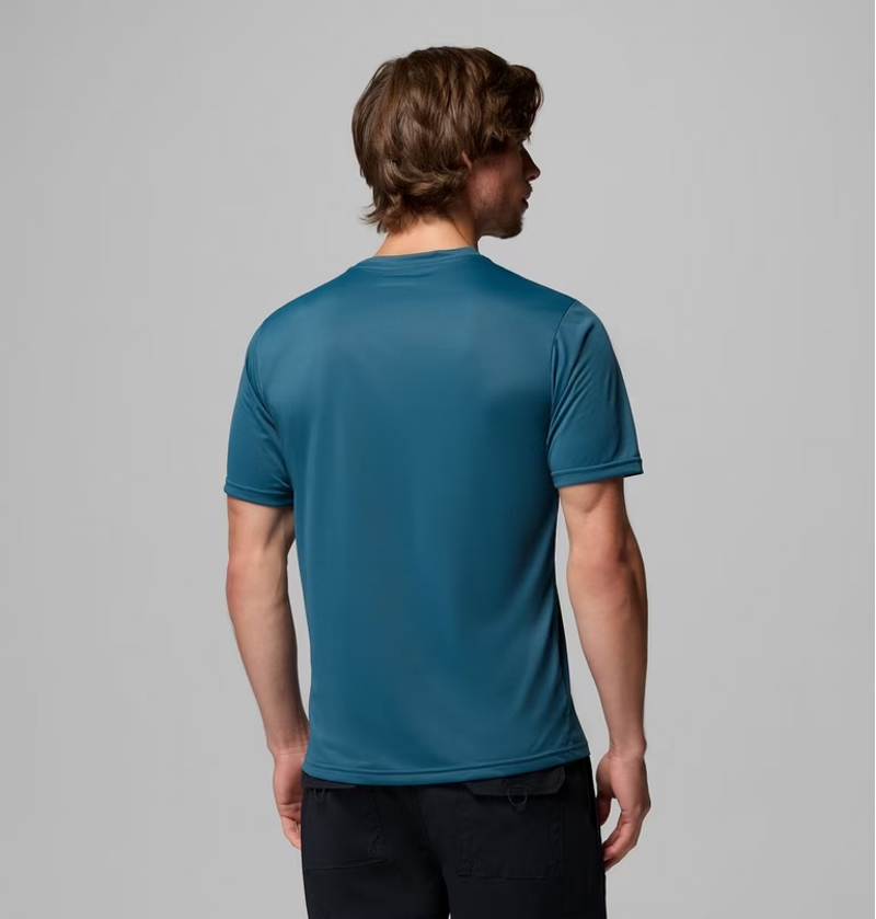 Columbia Men's Columbia Hike Crew Tee in Everblue-2
