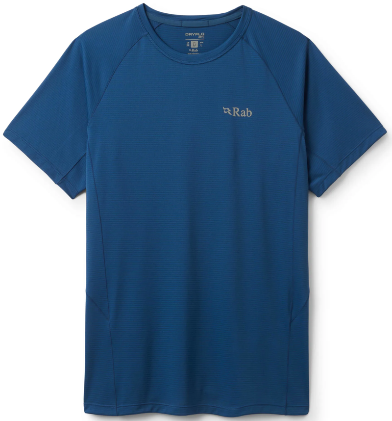 Rab Men's Sonic Tee in Tempest Blue