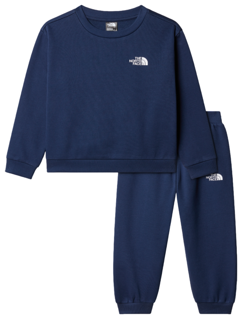 The North Face Kid's Simple Fleece Set in Summit Navy