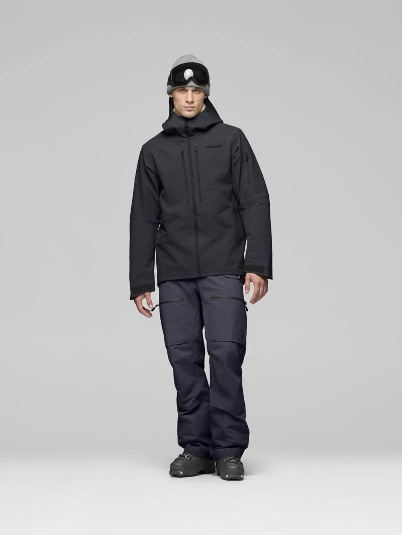 Norrona Men's Lofoten Flex1 Jacket in Caviar Black-3