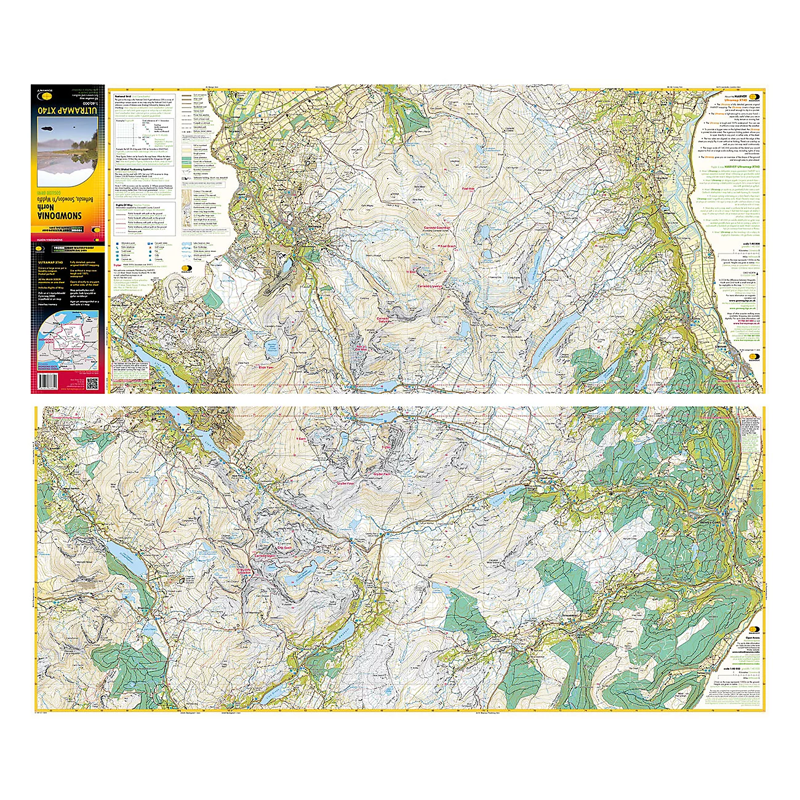Harvey Maps Ultramap Snowdonia North: Bethesda Snowdon/Yr Wyddfa-1