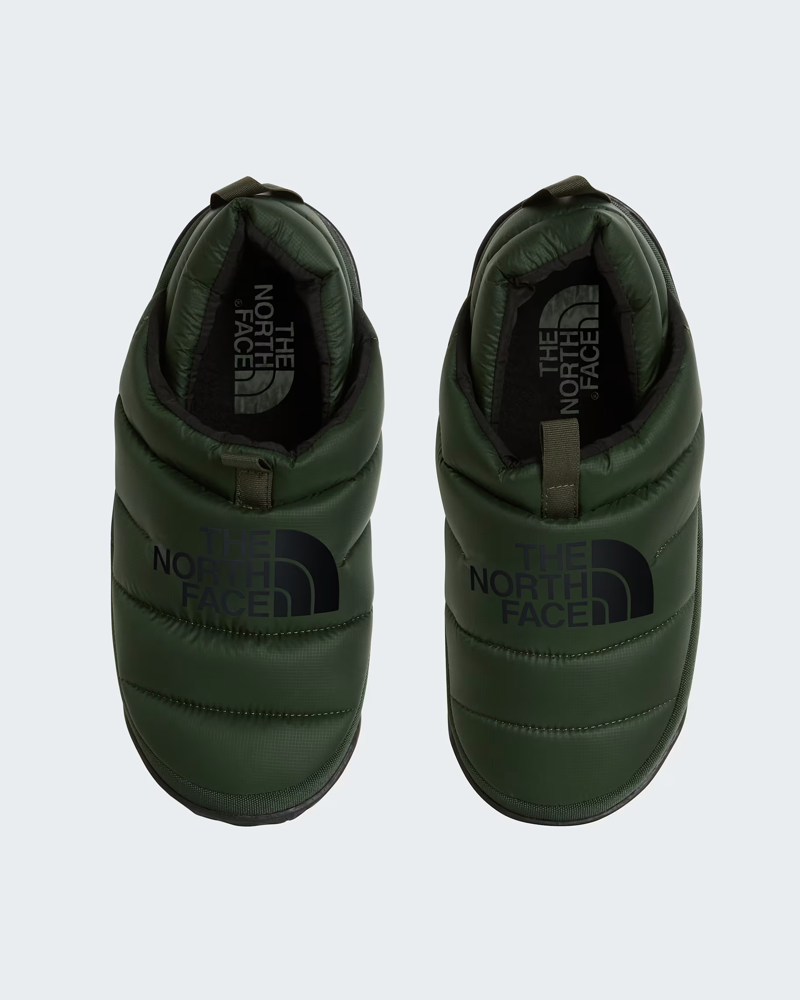The North Face Men's Nuptse Mule in Bottle Green/Black-3