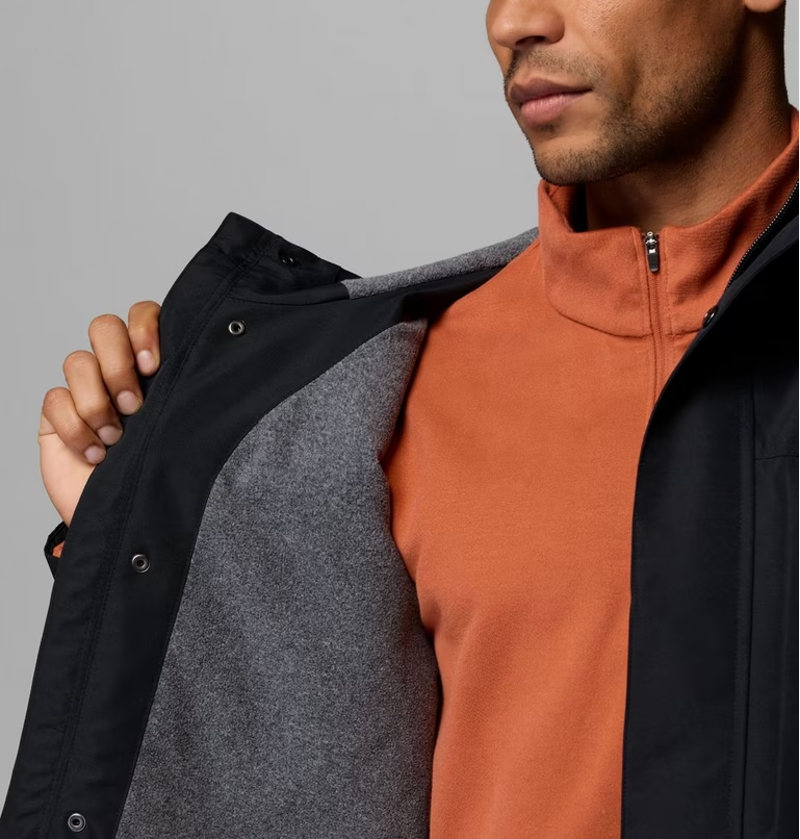 Columbia Men's Landroamer Fleece Lined Jacket in Black-3