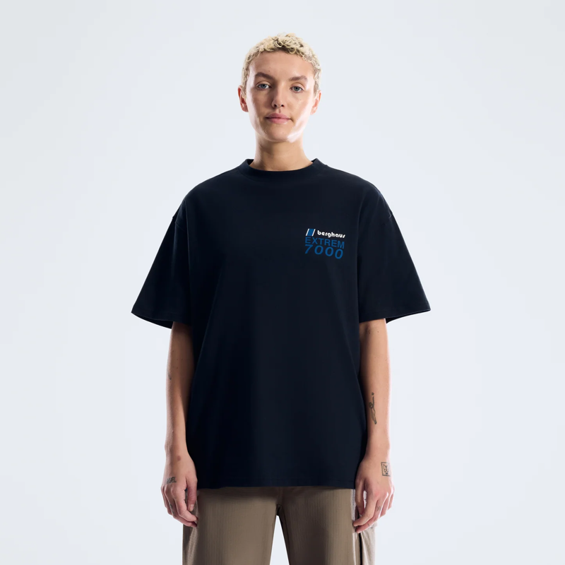 Berghaus Kara-Su Badge Tee in Black-1