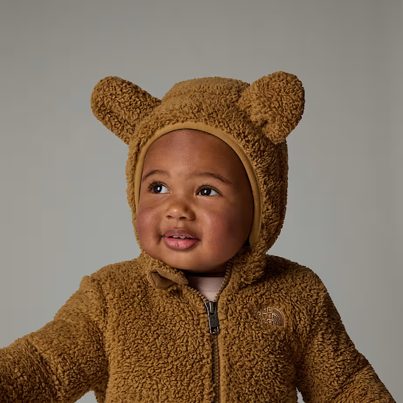 The North Face Baby Campshire Full-Zip Hoodie in Teddy Brown-3