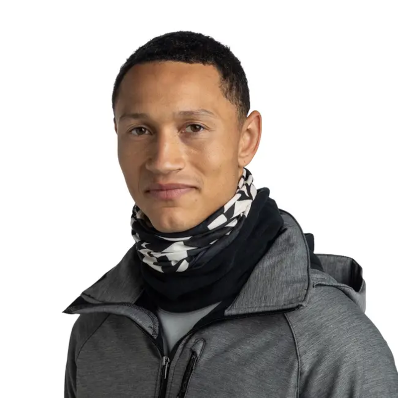 Buff Polar Multifunctional Neckwear in Skar Black-2