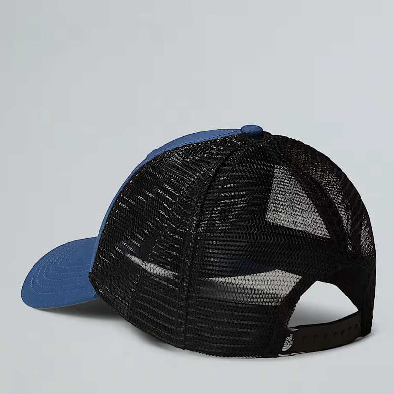 The North Face Embroidered Mudder Trucker in Shady Blue/Bear-1