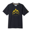 Columbia Kid's Tech Trail Utility Graphic Crew Tee in Black/Energetic