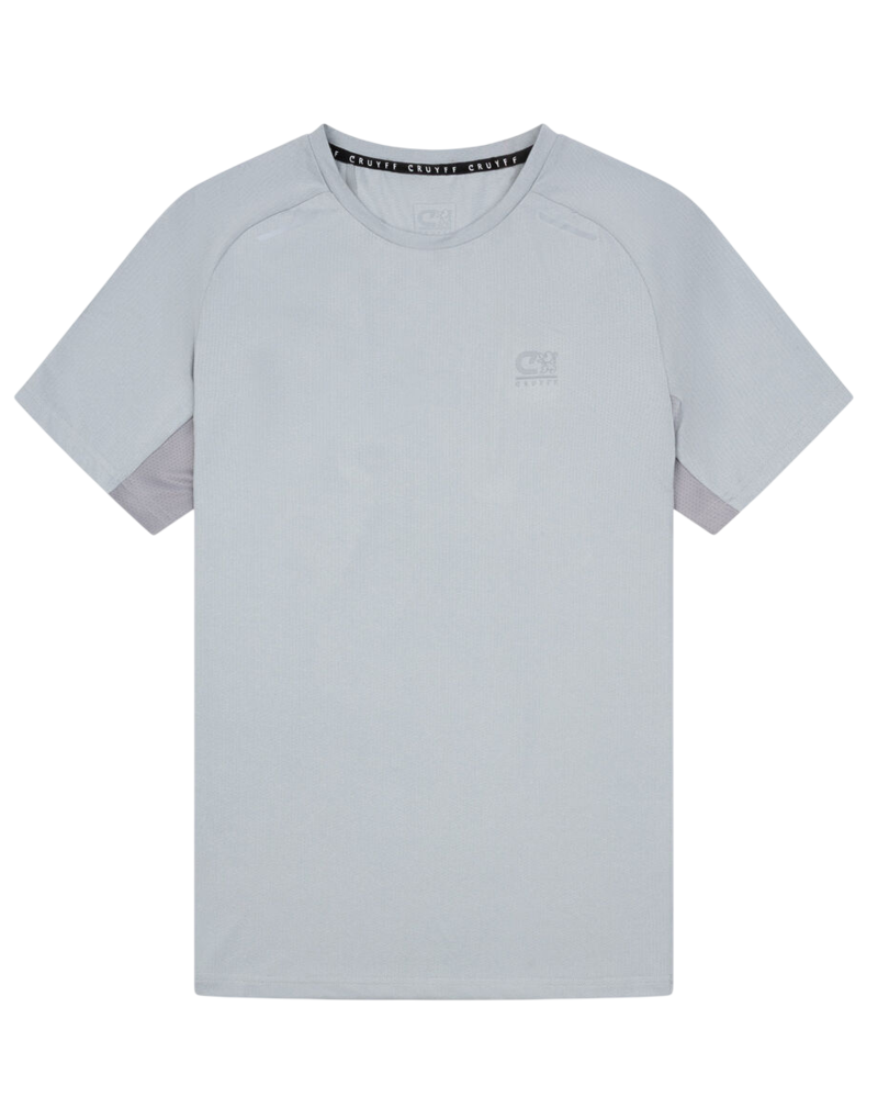 Cruyff Men's Hydrogen Tee in Light Grey