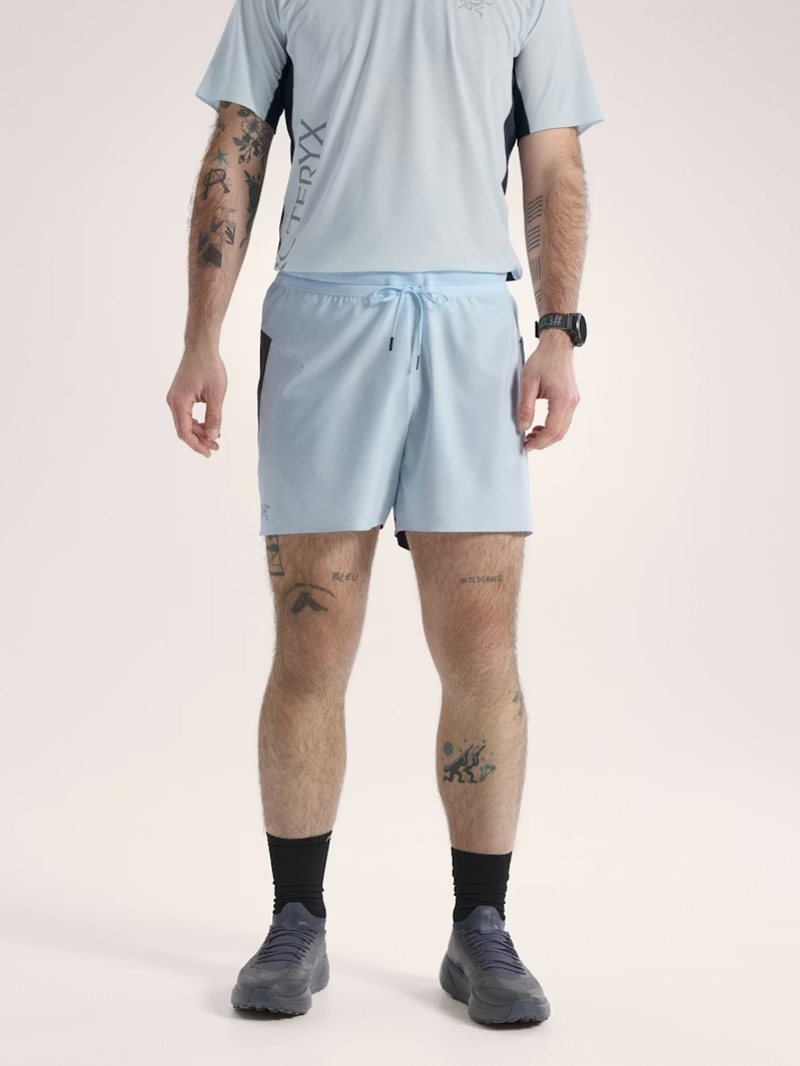 Arc'teryx Men's Norvan 5 Shorts in Alpine/Black Sapphire-1