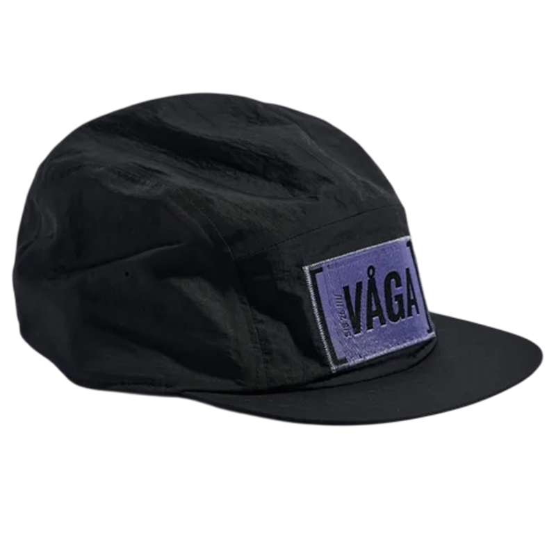 Vaga Feather Edge Cap in Black