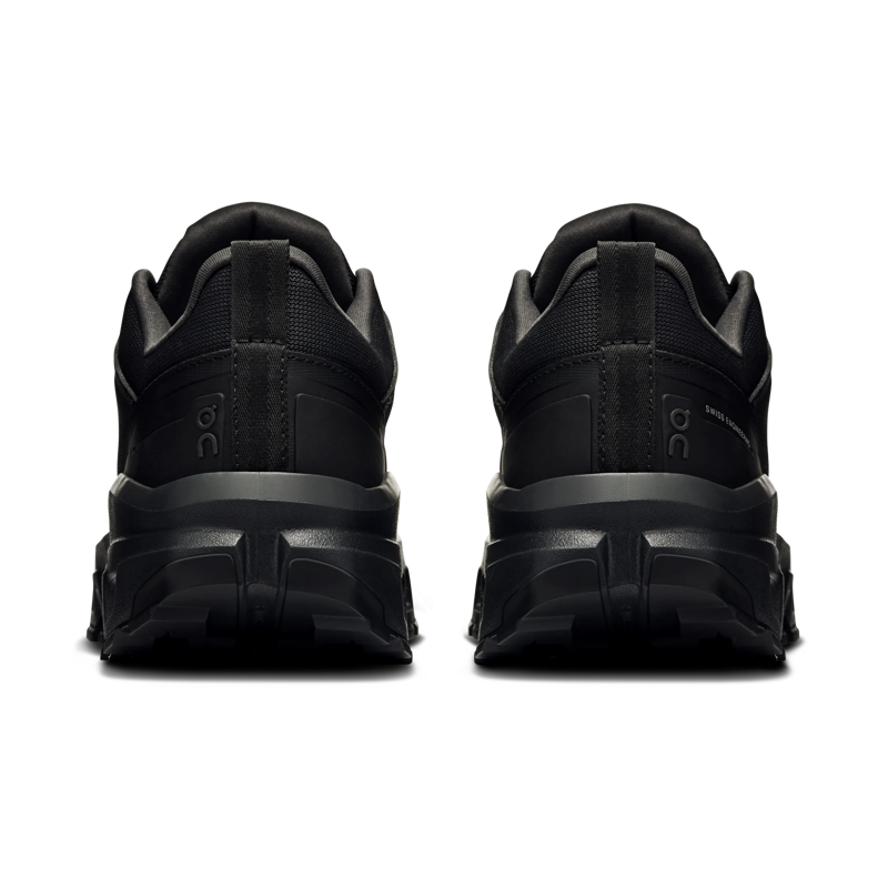 On Running Women's Cloudrock Low WP in Black/Black-4