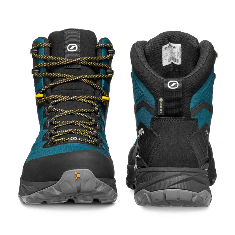 Scarpa Men's Rush TRK LT GTX in Petrol/Mustard-4