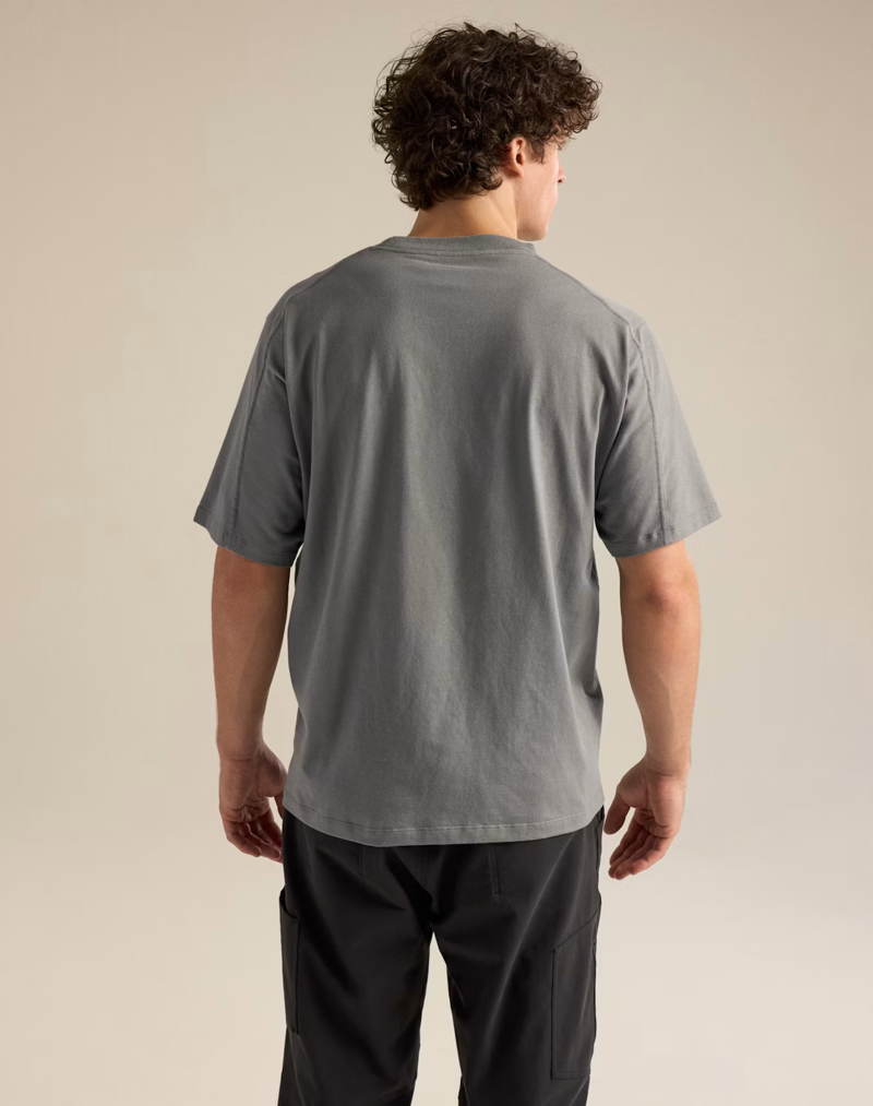 Arc'teryx Men's Kragg Cotton Emblem Crew Tee in Void-4
