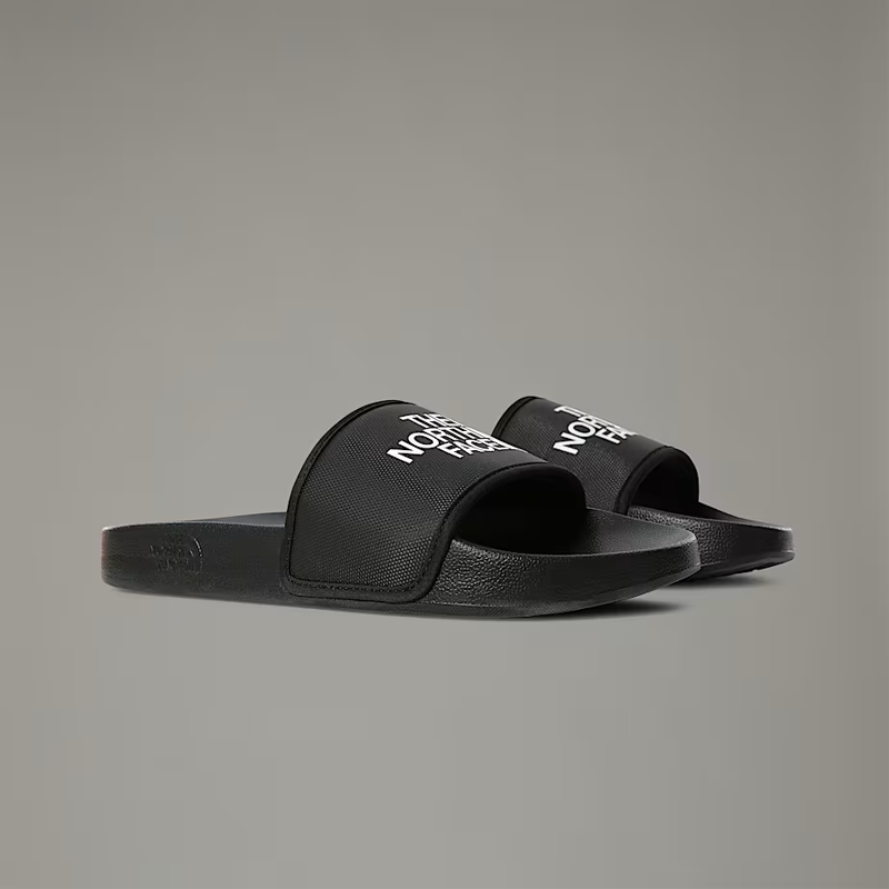 The North Face Men's Base Camp Slide III in Black/White-4