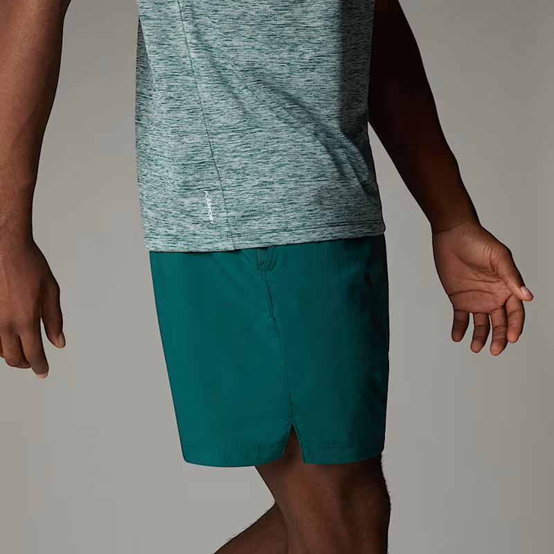 The North Face Men's 24/7 Rager Tee in Deep Nori/Light Heather-6
