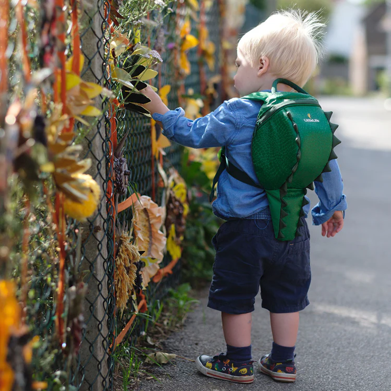 LittleLife Toddler Backpack in Crocodile-9