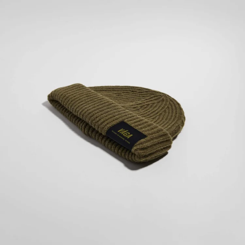 Vaga Midweight Beanie in Moss Green-2