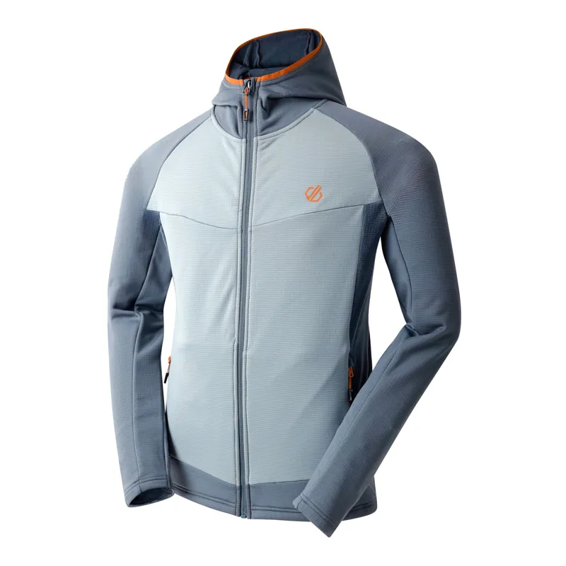 Dare2b Men's Assimilate IV Stretch Midlayer in Stormy Weather/Lead Grey-1