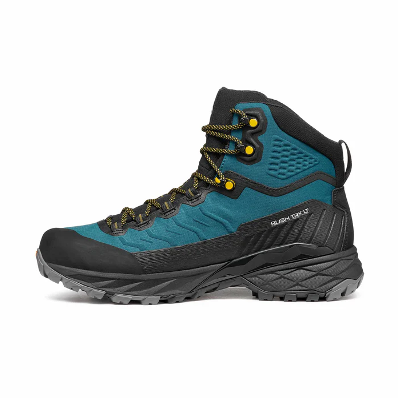 Scarpa Men's Rush TRK LT GTX in Petrol/Mustard-3