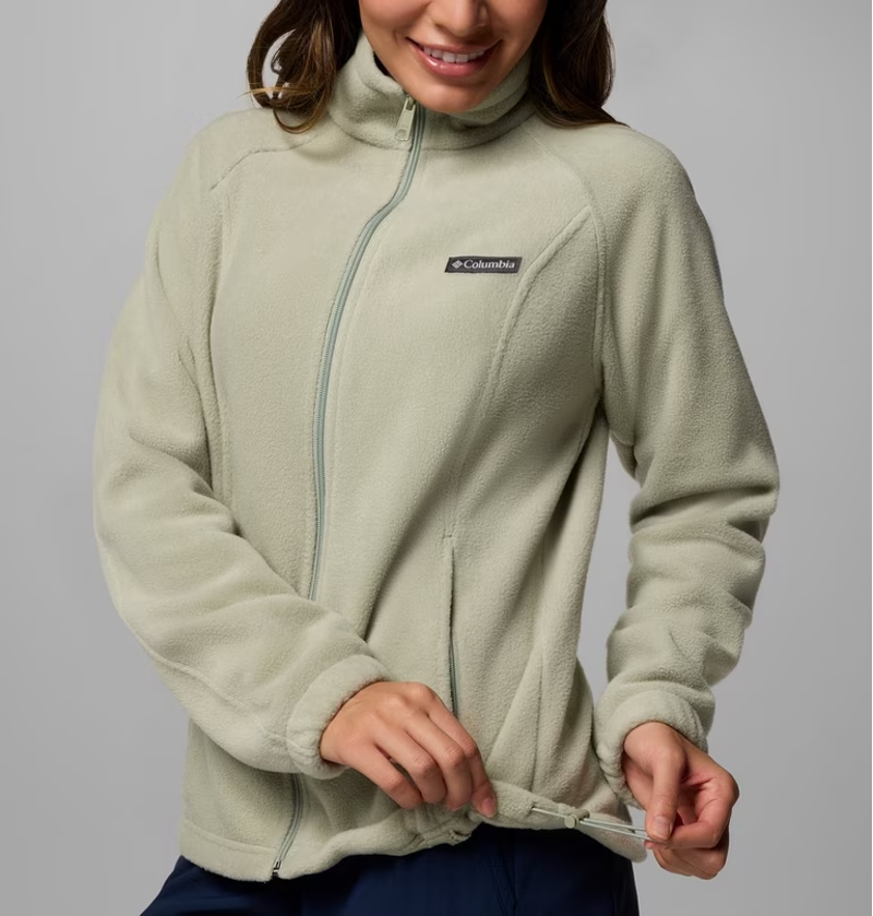 Columbia Women's Benton Springs Full Zip in Safari-5