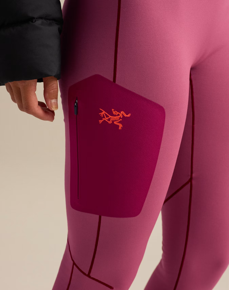 Arc'teryx Women's Rho Bottoms in Light Renegade/Renegade/Rocket-3