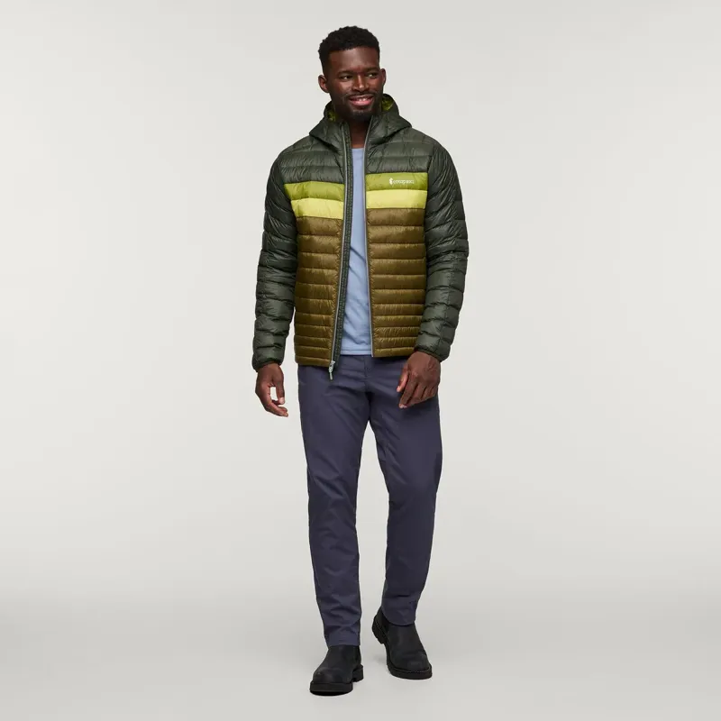 Cotopaxi Men's Fuego Down Hooded Jacket in Woods/Live Oak-4