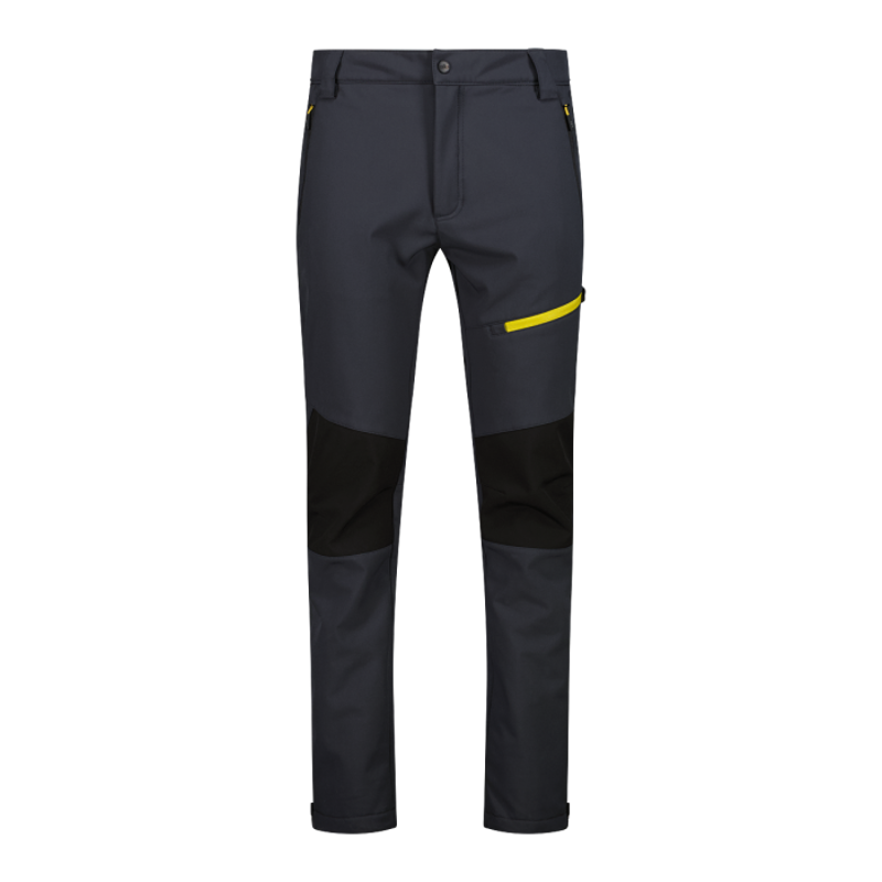 CMP Men's Softshell Slim-Fit Trousers in Antracite Nero