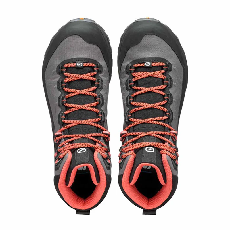 Scarpa Women's Rush TRK LT GTX in Grey/Coral-4