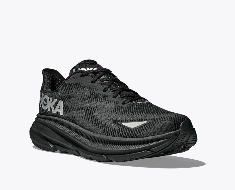 Hoka Women's Clifton 9 GTX in Black-2