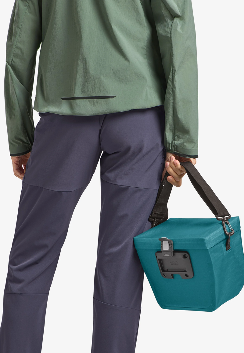 Jack Wolfskin Gravex Waterproof Bike Pannier 7 litres in Sea Green-5