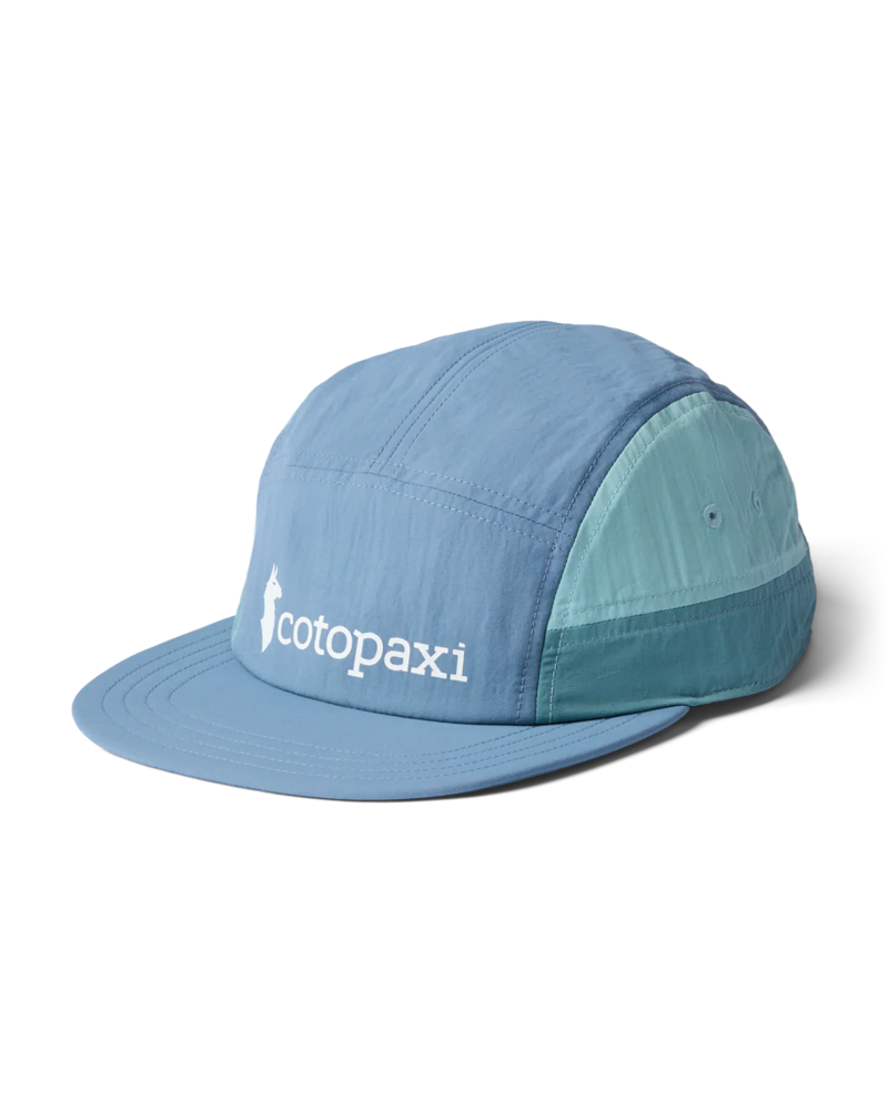 Cotopaxi Tech 5-Panel Hat in Steel Blue