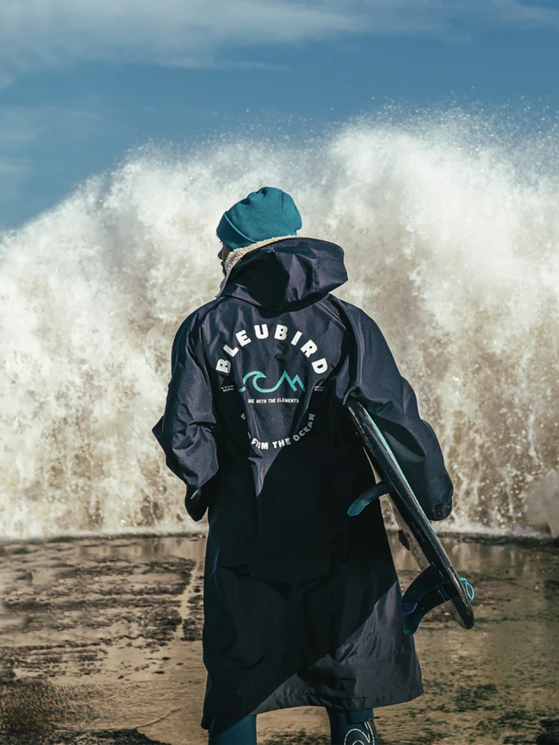 Bleubird Nordic Robe in Navy-2