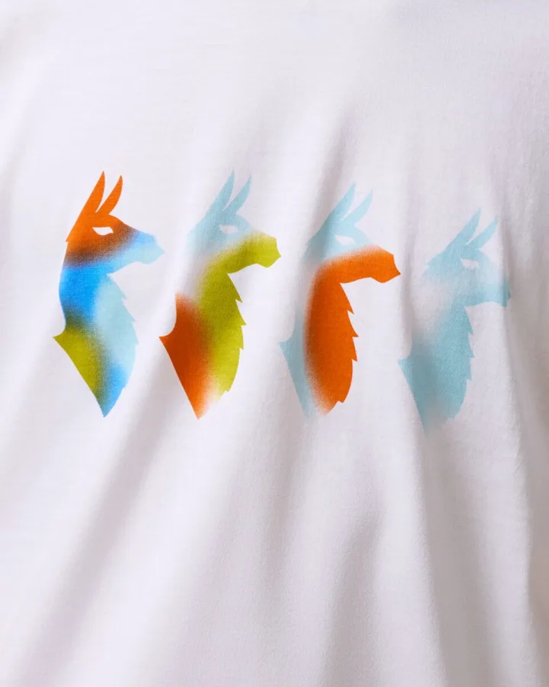 Cotopaxi Men's Cuatro Bitmap T-Shirt in White-3